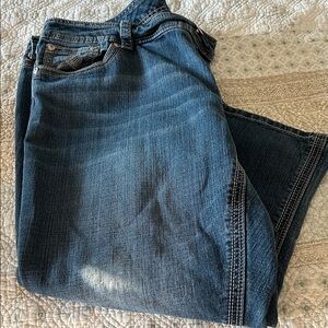 Seven7 Women's Blue Ankle & Cropped Jeans